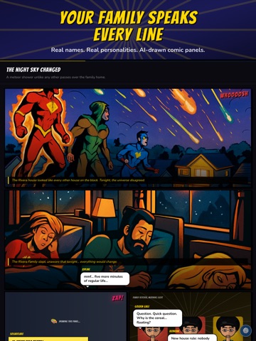 Kin Saga: Comic Maker iPad screenshot