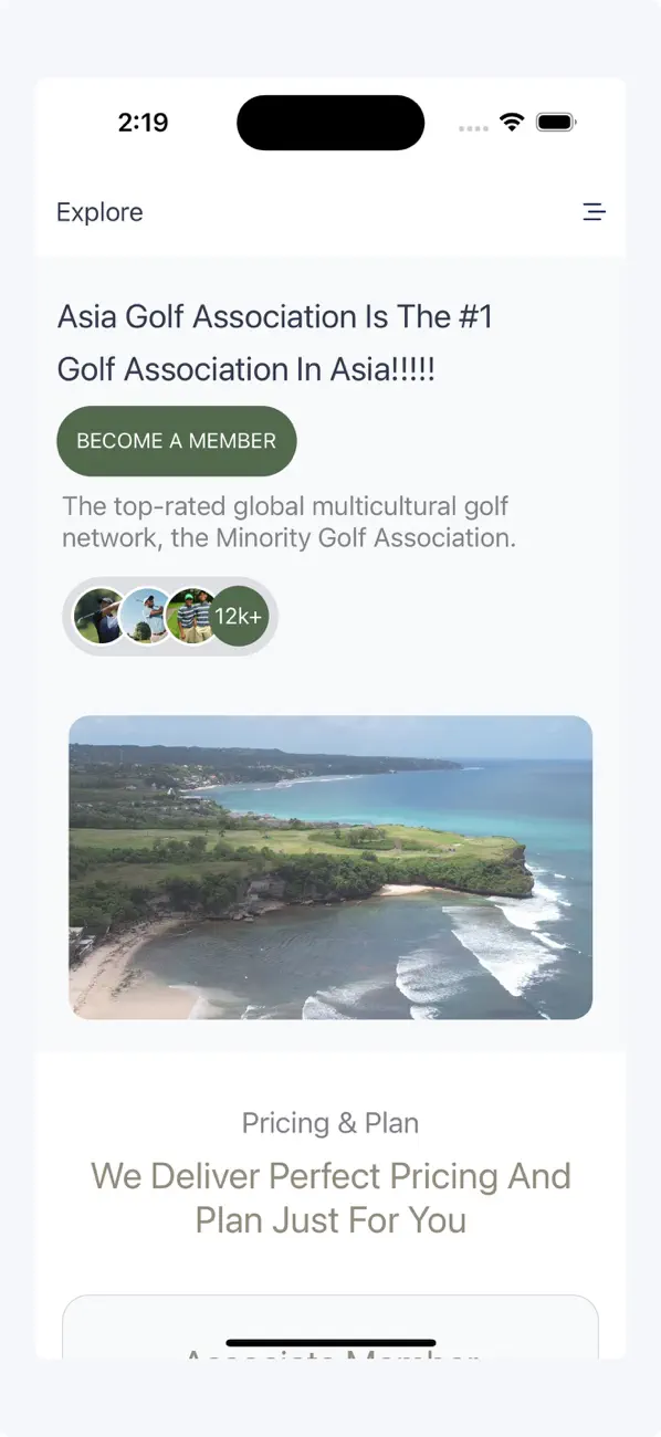 Screenshot #3 pour ASIA GOLF ASSOCIATION