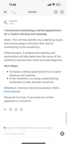OralCare Times iPhone screenshot