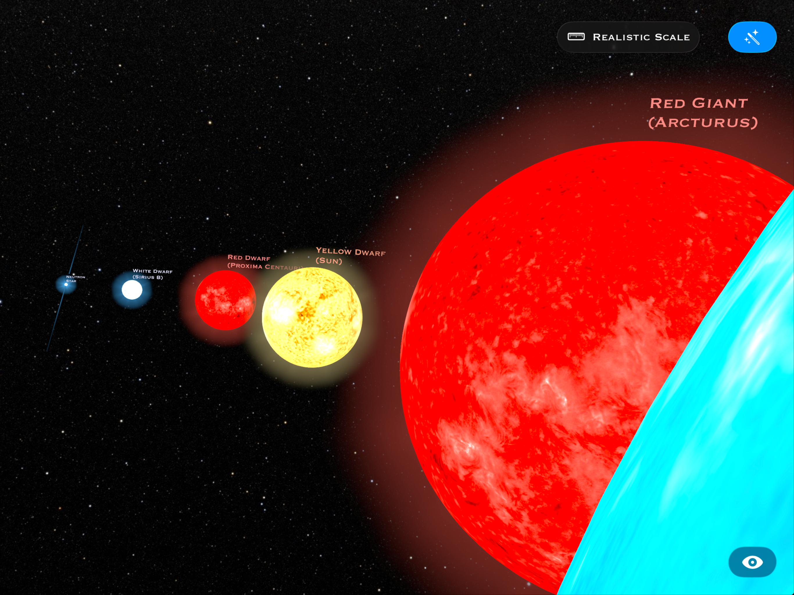GalacticAR: Space Sim & Quiz