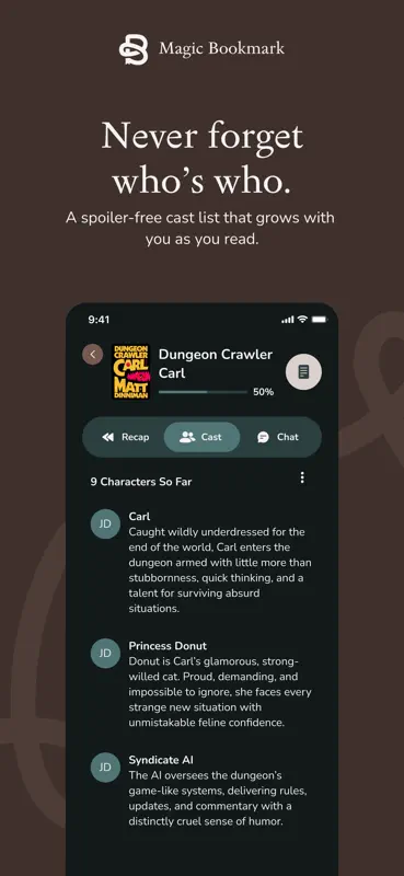 Magic Bookmark: Book Recaps screenshot 4 of 5