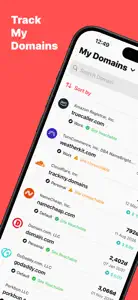 Track My Domains screenshot #1 for iPhone
