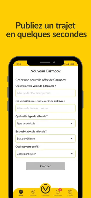 CoCarmoov, co-convoyage screenshot 1