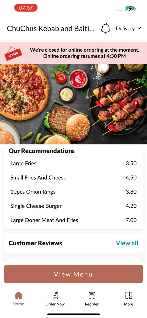 Screenshot #2 pour ChuChus Kebab and Balti House