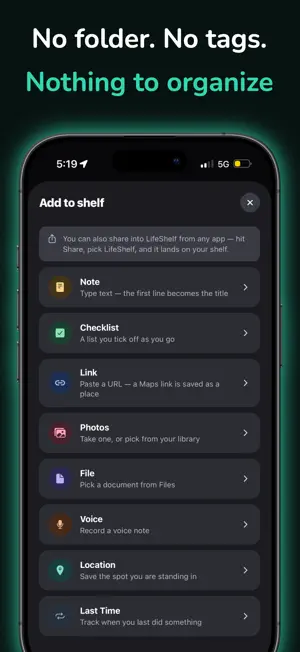 LifeShelf screenshot 3
