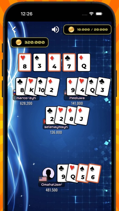 POKER: Omaha Holdem card game Screenshot