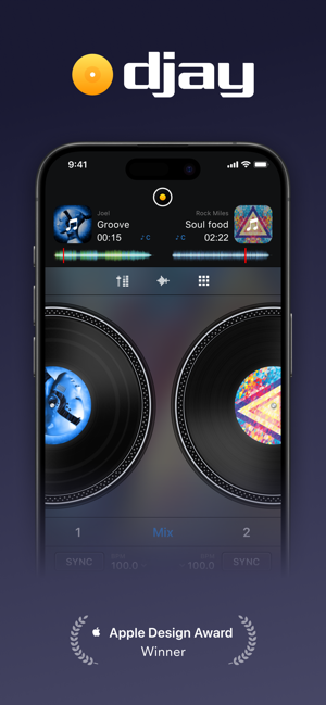‎djay - DJ App & AI Mixer Screenshot