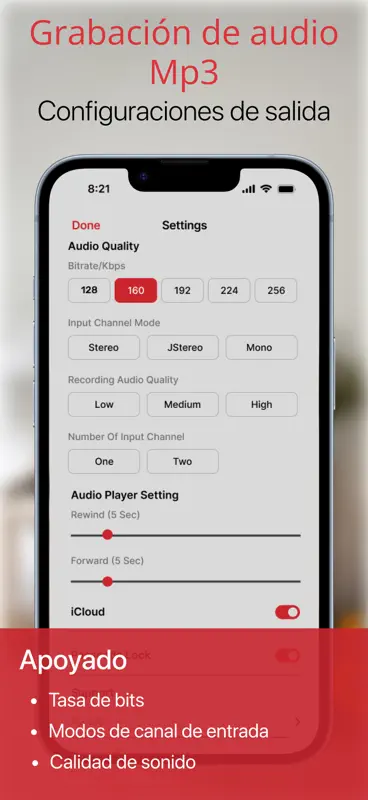 grabadora de voz,Mp3 Recorder screenshot 6 of 6
