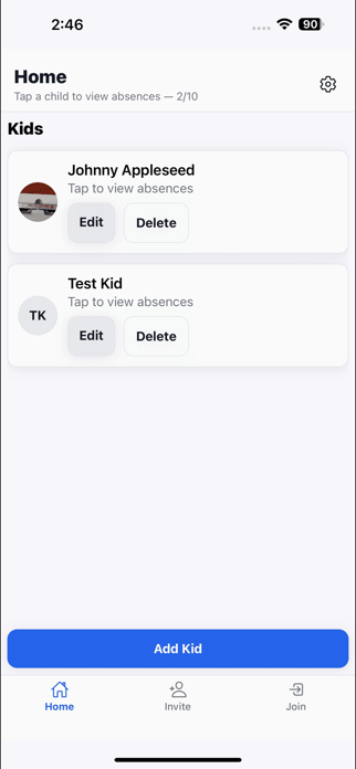 School Absence Tracker Screenshot 1 of 7