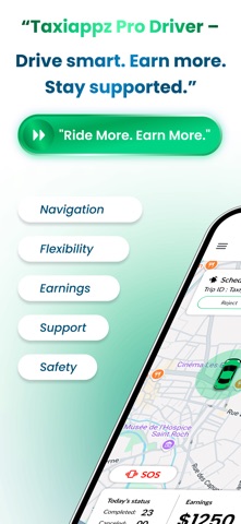 TaxiAppz Driver Pro Screenshot 1 of 5