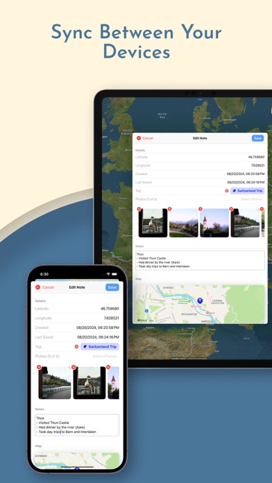 Travel Journal - Pyxis Screenshot