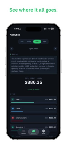 Gastos Spending Tracker Screenshot 5 of 6