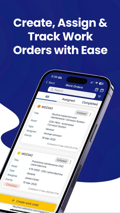 Oxmaint Work Order Maintenance screenshot