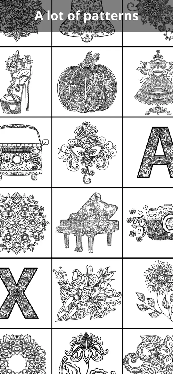 #1. Mandala Coloring Book (iOS) Av: 炳甲 梁