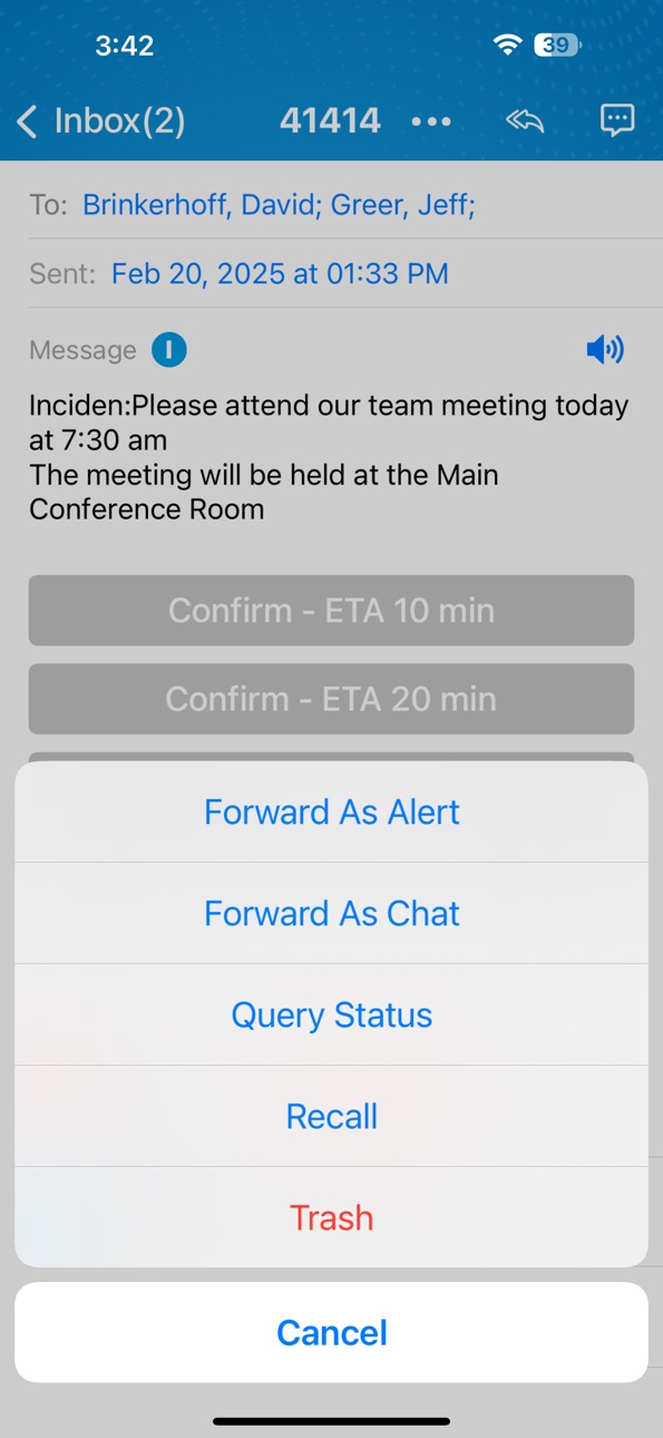 iPhone screenshot