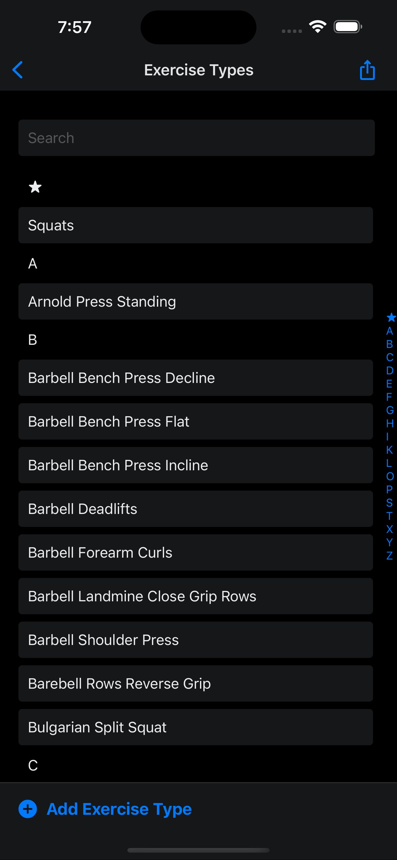 Swole Tracker screenshot 3