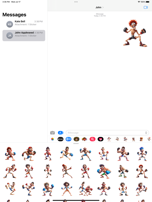 Screenshot #4 pour Goofy MMA Stickers