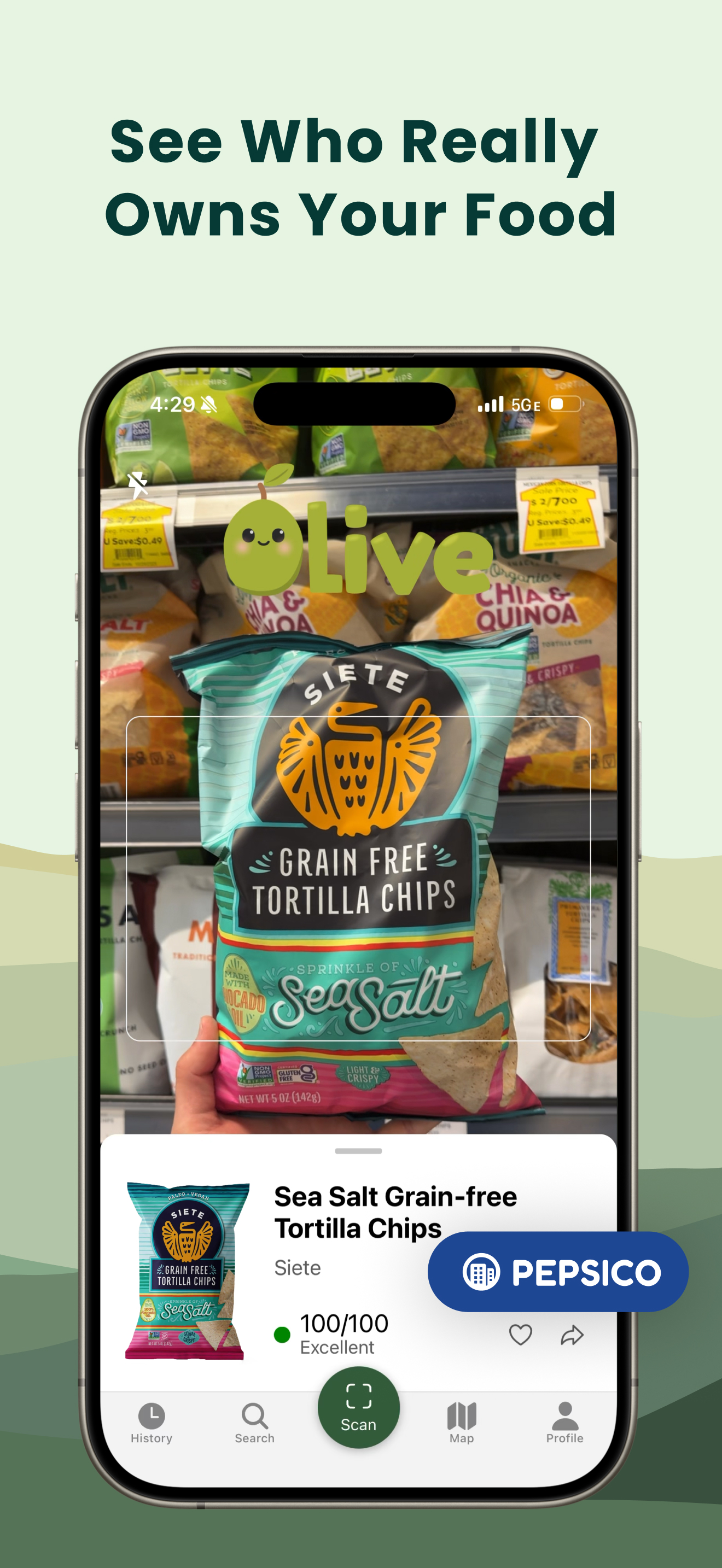 Olive - Holistic Food Scanner