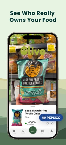 Olive: Food & Cosmetic Scanner app screen 6