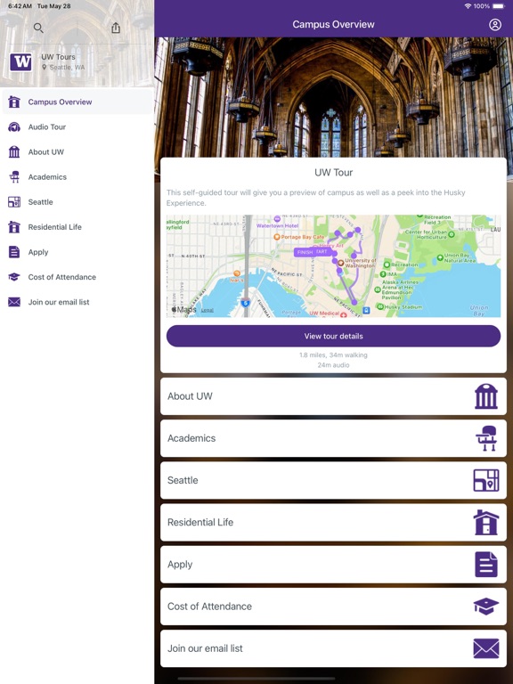 University of Washington Tours