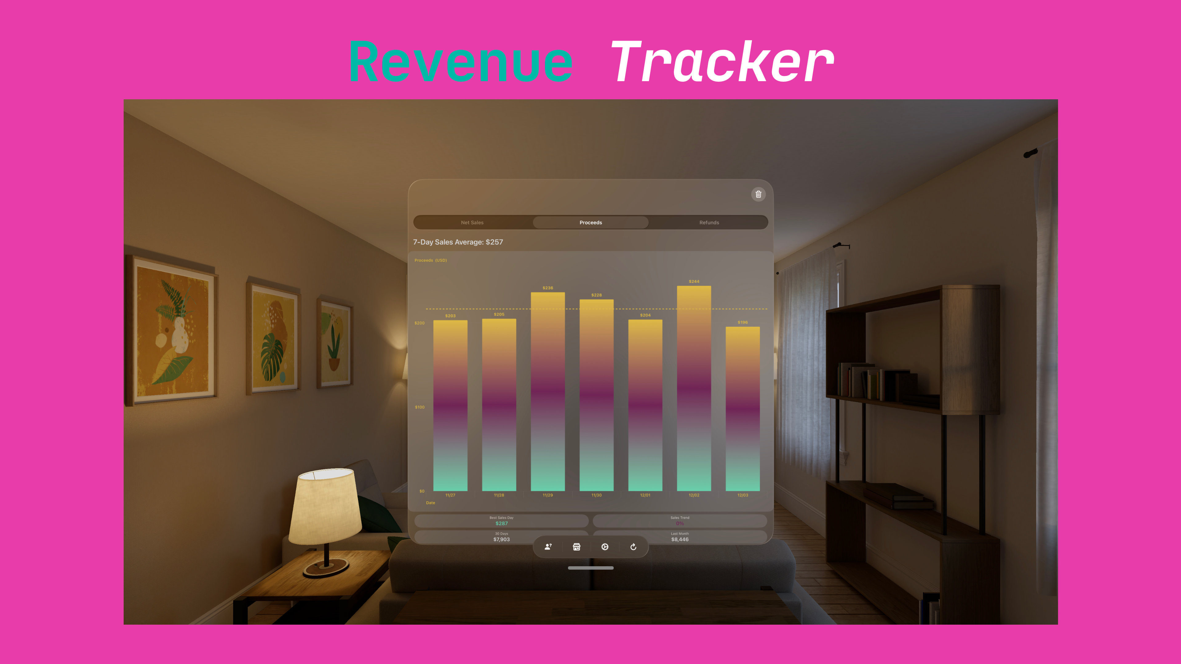miSales Developer Sales Charts screenshot 17