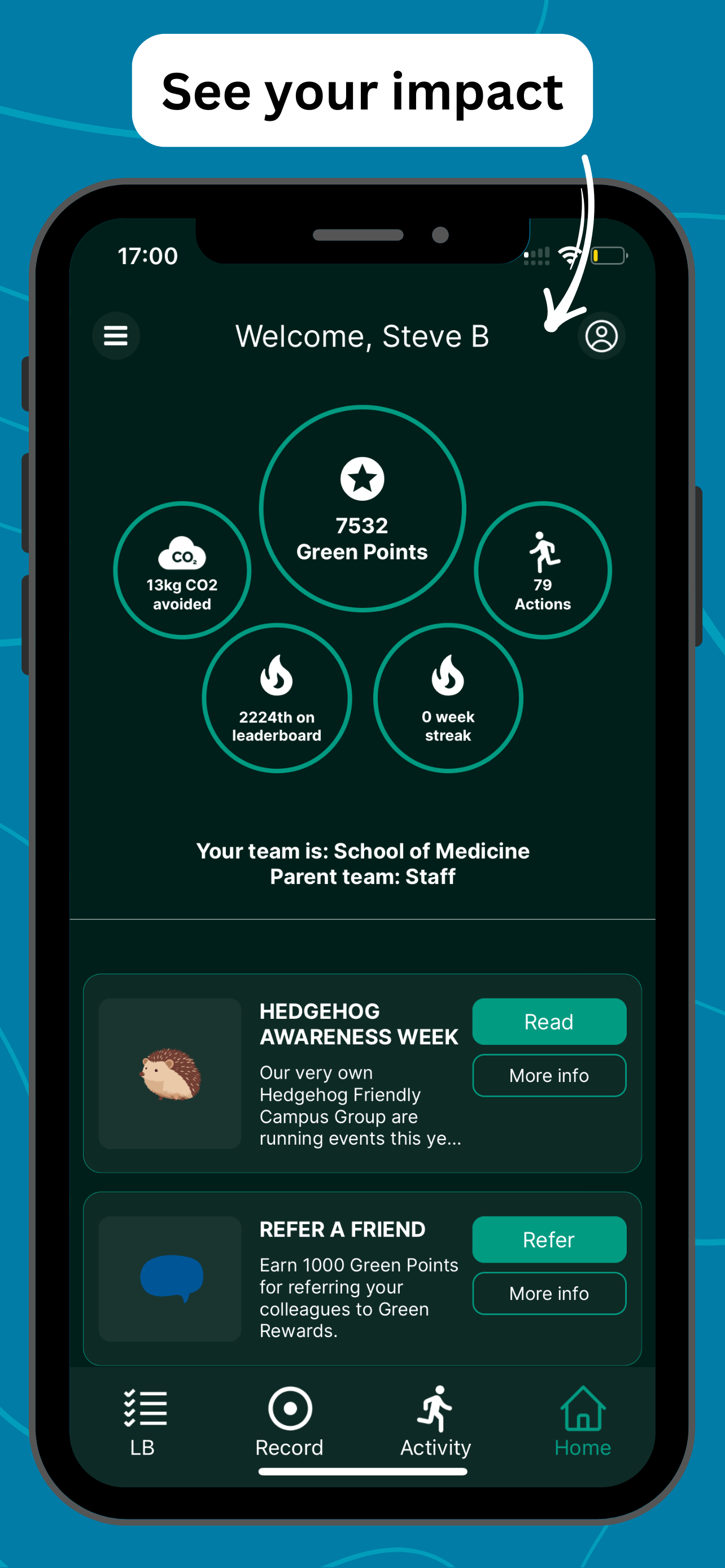 UON Green Rewards