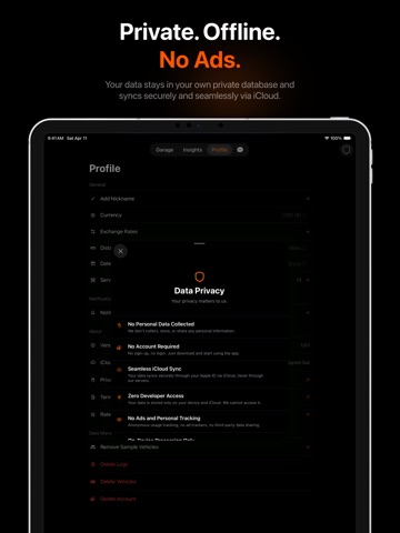 KeepAuto: Car Maintenance iPad screenshot