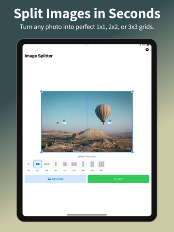 Image Splitter - Crop & Save iPad screenshot