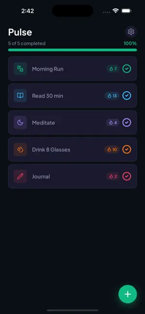 Pulse - minimal habit tracker screenshot 2