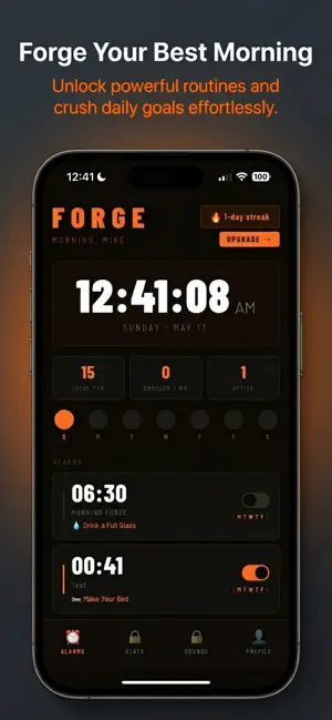 FORGE: Wake Up With a Mission screenshot 1