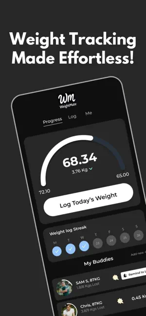 BMI Calculator - WeightMate screenshot 1