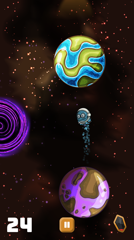 #2. Galaxy Dash (iOS) 由: Brayden Horley