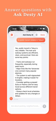 Desty AI screenshot