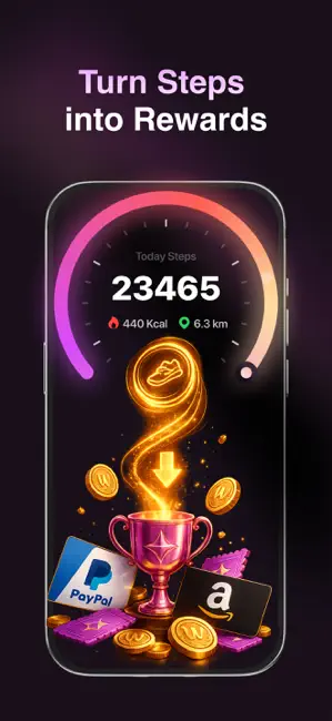 Walkbucks - Step Counting iPhone screenshot 2