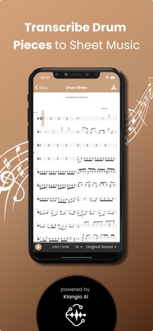 Drum2Notes - Transcribe Drums screenshot