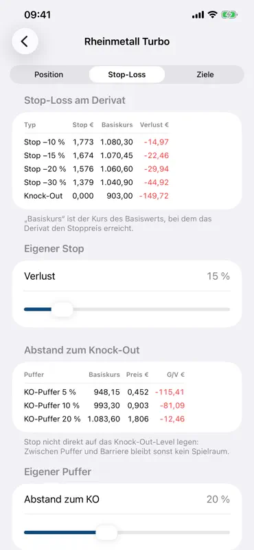 Stop-Loss screenshot 3 of 3