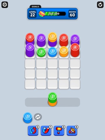 Coin Stack Puzzle! iPad screenshot