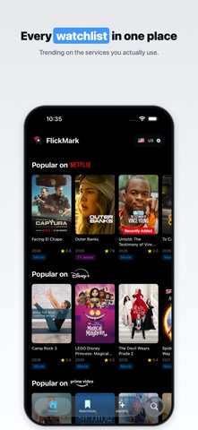 Movie Finder FlickMark Screenshot 1 of 6