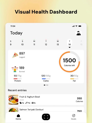 CalPulse – AI Calorie Tracker iPad screenshot