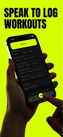 SLAB: Voice Workout Log Screenshot 1 of 7
