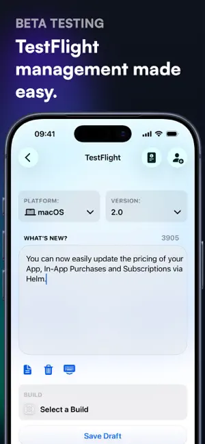 Helm for iTunes Connect iPhone screenshot 2