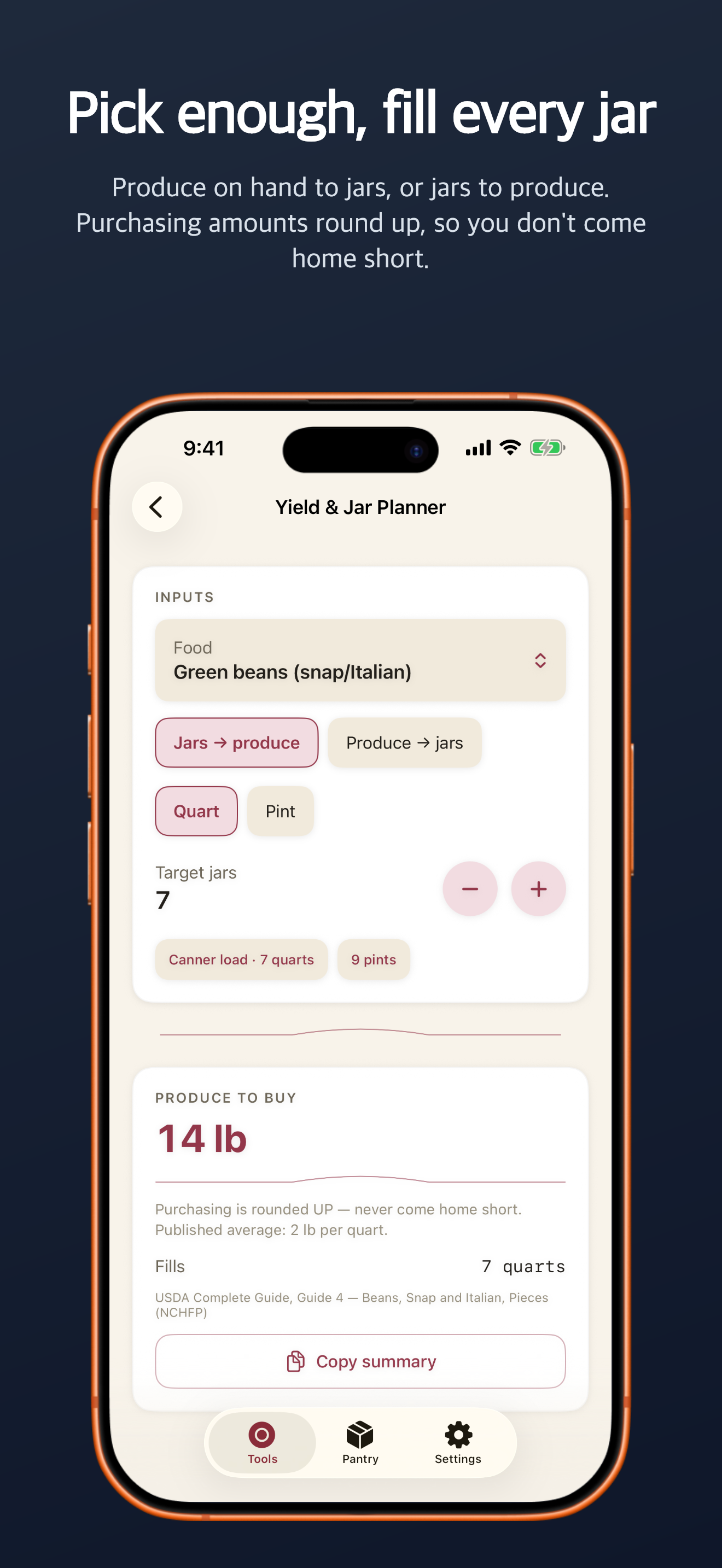 Larder: Canning Calculator screenshot 8