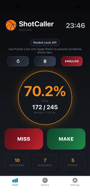 ShotCaller Basketball screenshot 1