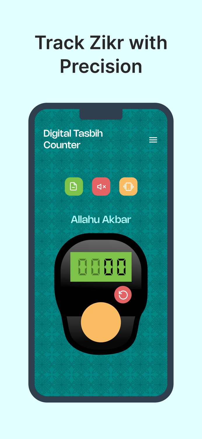 Bộ đếm Tasbih Dhikr Tracker