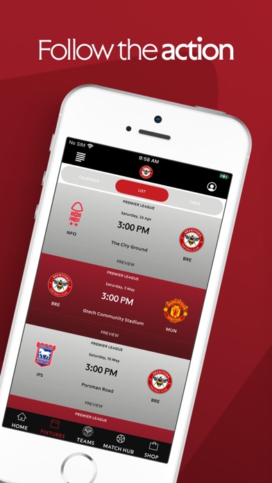 Brentford FC Official Screenshot