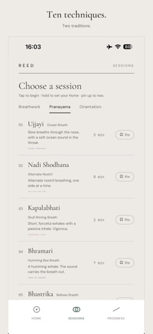 Reed: Breathwork & Pranayama Screenshot 4 of 8