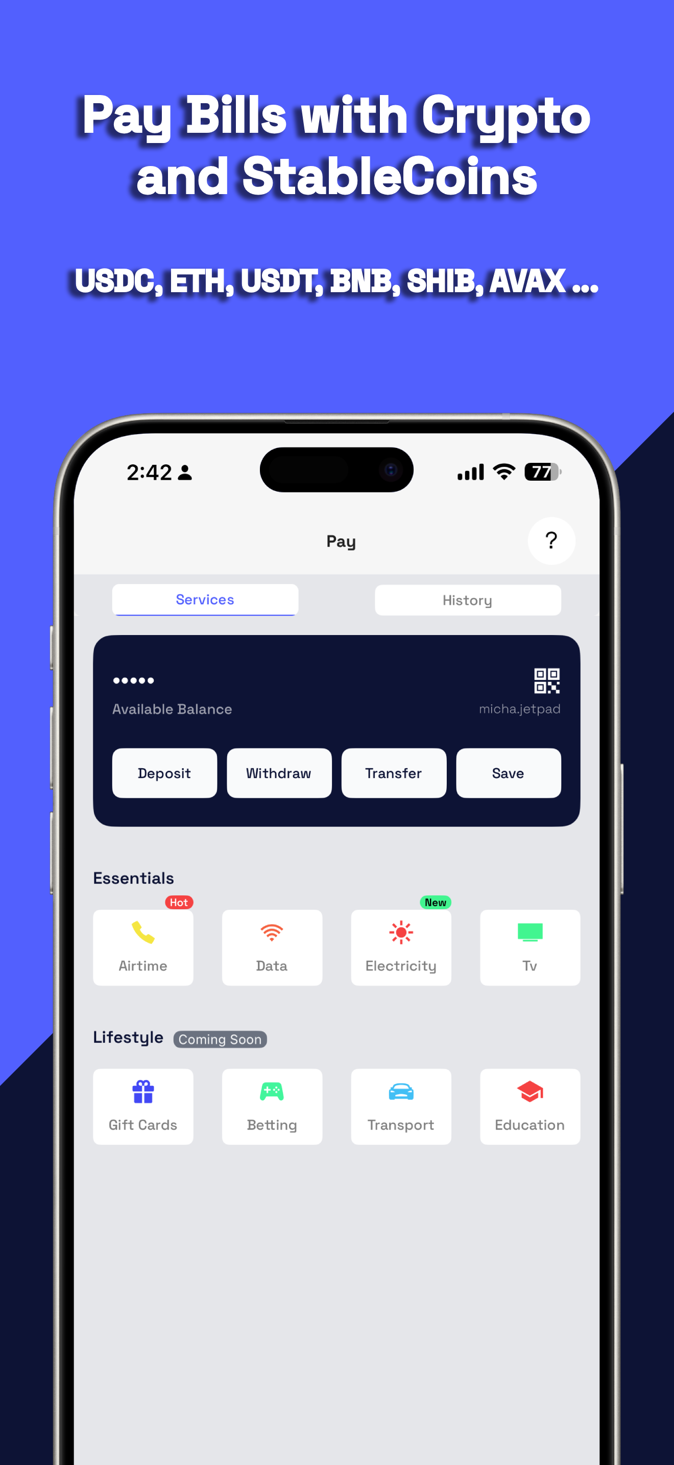 JetPad: Buy & Sell Crypto
