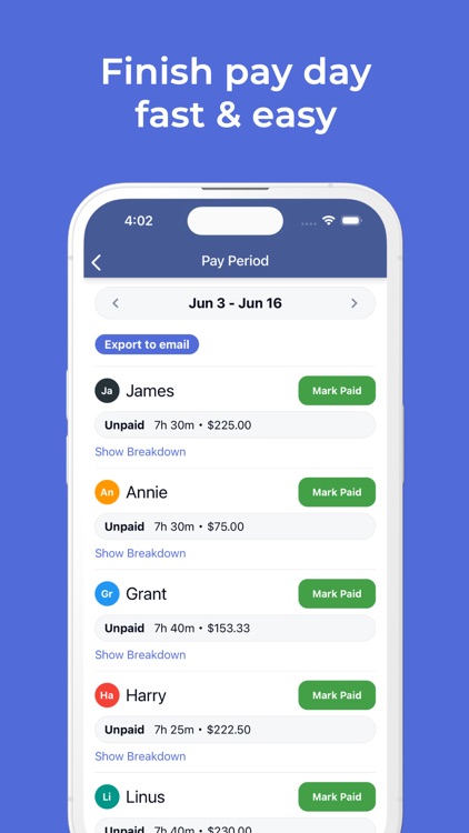 Work Hour Tracker・EmployeeLink screenshot-3
