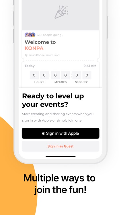 Konpa - Create & Share Events screenshot-5