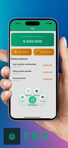 FBM - Fit Budget Manager iPhone screenshot 1